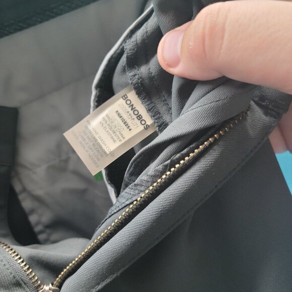 Bonobos Mens Stretch Dress Pants 31X30 Gray 96% Polyester 4% Elastane - Picture 3 of 13